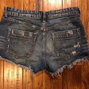 Free people Jean shorts